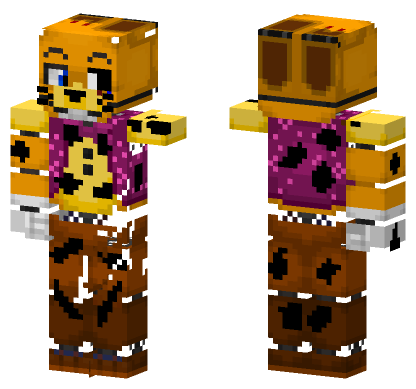 1 Armed Withered Spring Bonnie Minecraft Bedrock skin