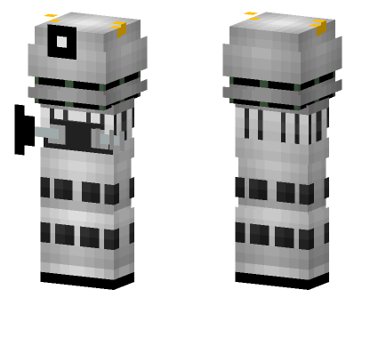 1974 Dalek Task Force Leader Minecraft Bedrock skin