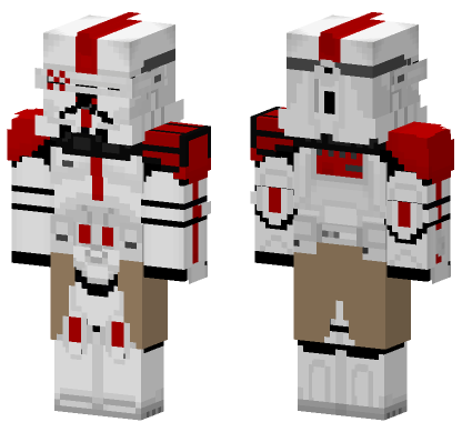 327th Legion Clone Trooper Minecraft Bedrock skin