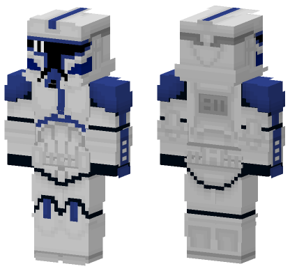 41st Clone Trooper Star Wars Minecraft Bedrock skin