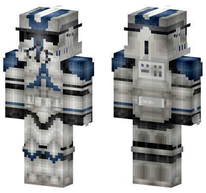 501st Legion Clone Trooper Minecraft Bedrock skin