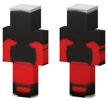 5d222hd Red Skin Minecraft Bedrock skin