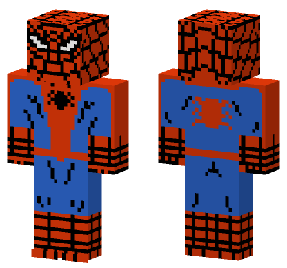 60s Spider-Man Skin Minecraft Bedrock skin