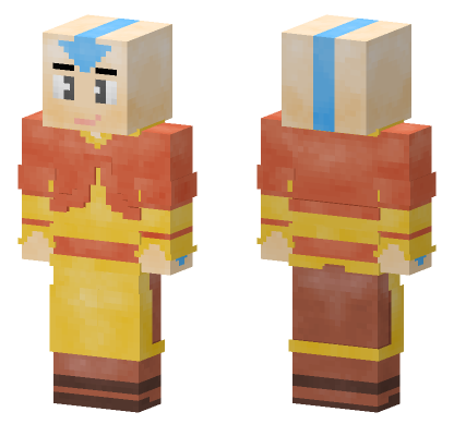 Aang Avatar The Last Airbender Minecraft Bedrock skin