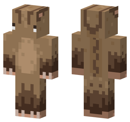 Aardvark Skin Minecraft Bedrock skin