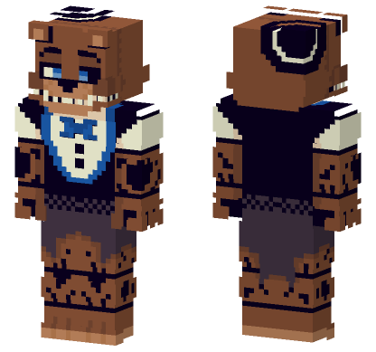Abandoned Withered Freddy Minecraft Bedrock skin