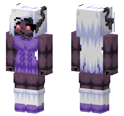 Abrahell Takachiro OC Minecraft Bedrock skin