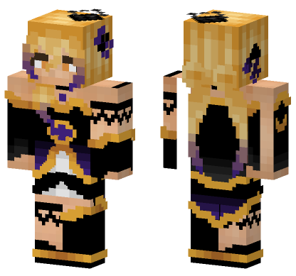Abyss Princess Lumine Minecraft Bedrock skin