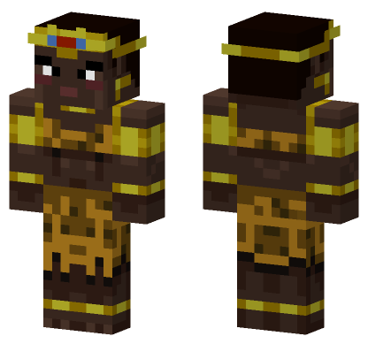 African Warrior 2 Minecraft Bedrock skin