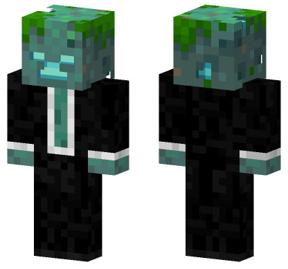 Agent Drown Minecraft Bedrock skin