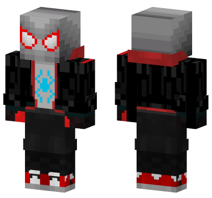 Agent Spider Casual Minecraft Bedrock skin