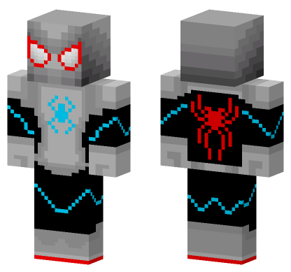 Agent Spider Iconic Suit Minecraft Bedrock skin