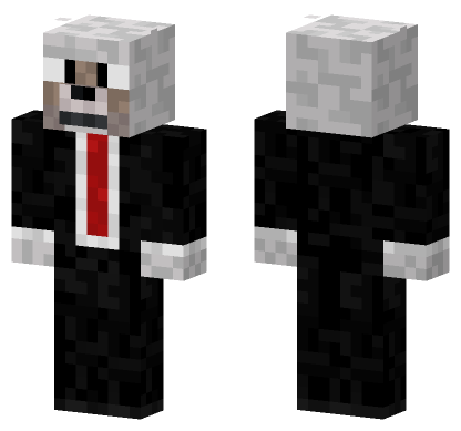 Agent Wolf Skin Minecraft Bedrock skin