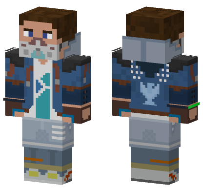 Aiden Caldwell Hero Outfit Minecraft Bedrock skin