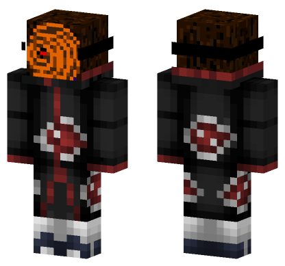 Akatsuki Obito Minecraft Bedrock skin