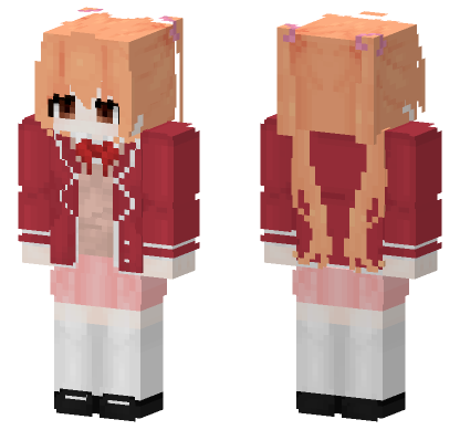 Aki Misao Skin Minecraft Bedrock skin