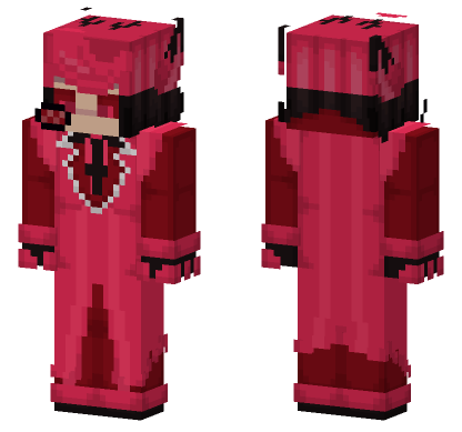 Alastor Hazbin Hotel Minecraft Bedrock skin
