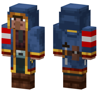 Aldeano Peruano Minecraft Bedrock skin