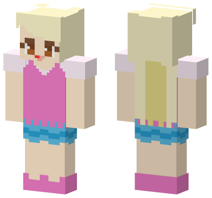 Alex Clerk Blonde Minecraft Bedrock skin