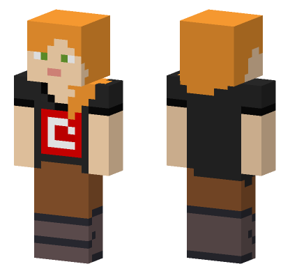 Alex Mojang Minecraft Bedrock skin
