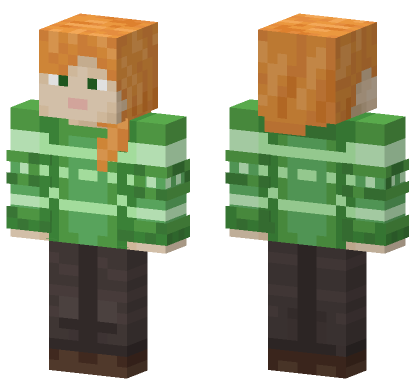 Alex Sweater 7 Minecraft Bedrock skin