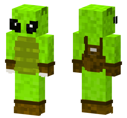 Alien Scavenger Minecraft Bedrock skin