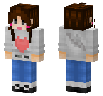 Alternate Kaede Minecraft Bedrock skin