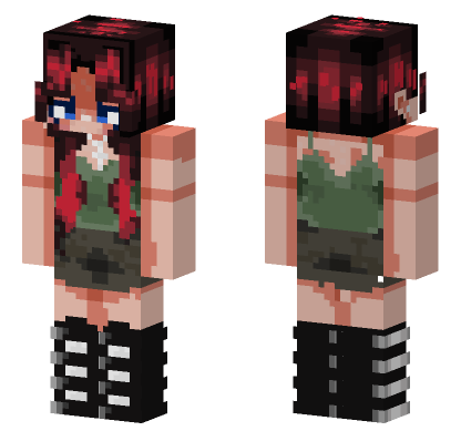 Alternative Summer Outfit Minecraft Bedrock skin