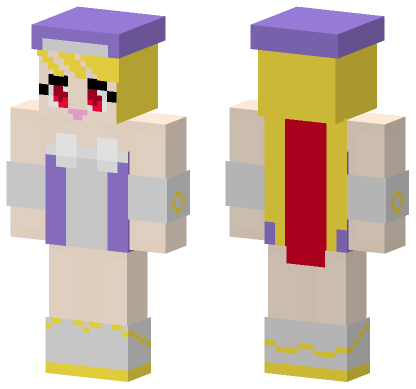 Amakusa Niina Anime Skin Minecraft Bedrock skin