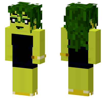 Amazing She Hulk Dress Version Minecraft Bedrock skin
