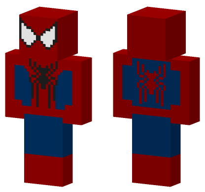 Amazing Spider-Man 2 Suit Minecraft Bedrock skin