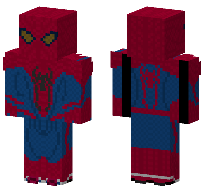 Amazing Spider-Man 2012 Minecraft Bedrock skin