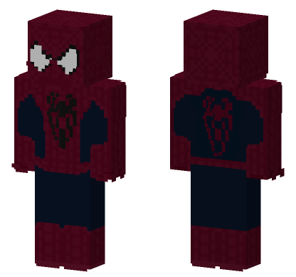 Amazing Spider-Man No Way Home Minecraft Bedrock skin