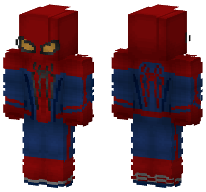 Amazing Spider-Man Skin Minecraft Bedrock skin