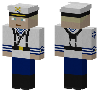 Anchorage Sailor Uniform Minecraft Bedrock skin