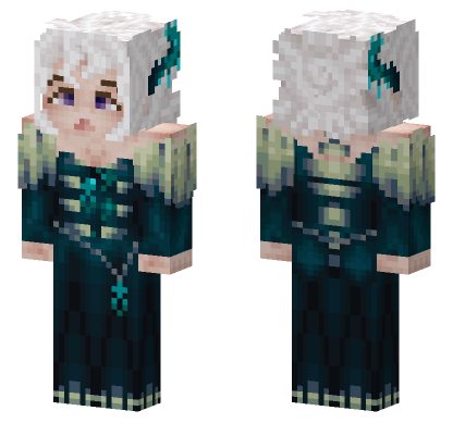 Ancient City Princess Minecraft Bedrock skin