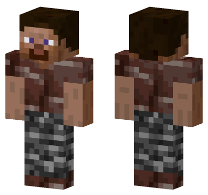 Ancient Debris Steve Minecraft Bedrock skin