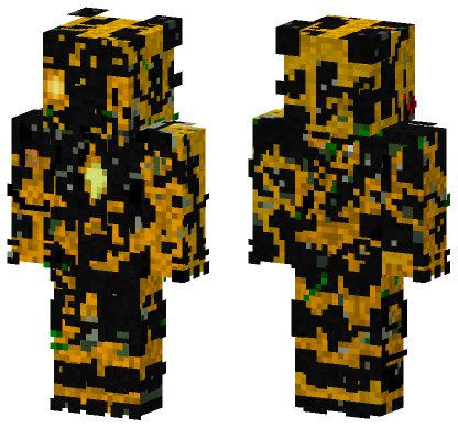 Ancient Guardian Infernas Minecraft Bedrock skin