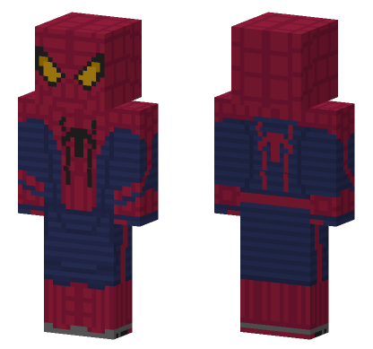 Andrew Garfield Spider-Man Minecraft Bedrock skin