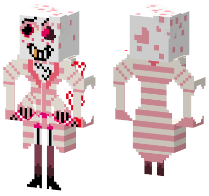 Angel Dust Addict With Jacket Minecraft Bedrock skin