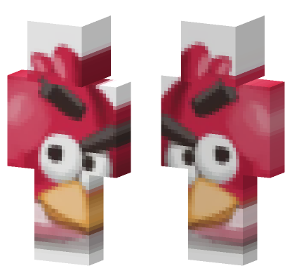 Angry Bird Red Minecraft Bedrock skin