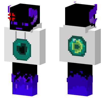 Angry Enderman Minecraft Bedrock skin
