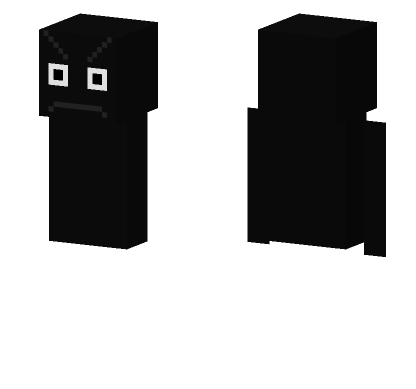 Angry Square Face Minecraft Bedrock skin