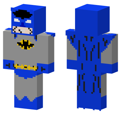 Animated Batman HD Minecraft Bedrock skin