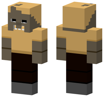 Animatronic Husk Minecraft Bedrock skin