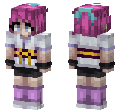 Anime 3 Minecraft Bedrock skin