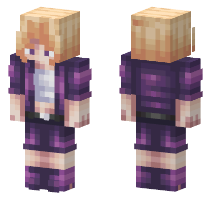Anime 33 Minecraft Bedrock skin