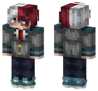 Anime 5 Minecraft Bedrock skin