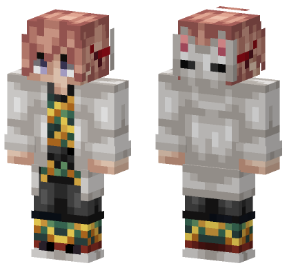 Anime 5 Minecraft Bedrock skin