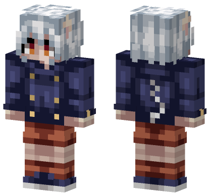 Anime 5 Minecraft Bedrock skin